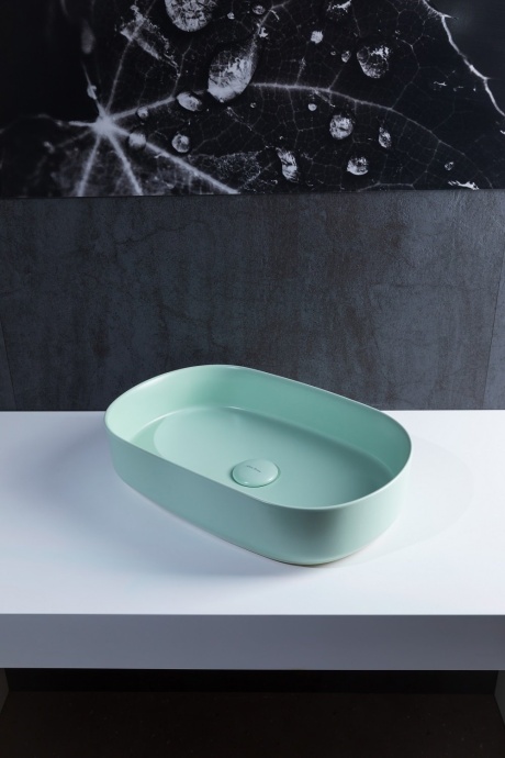 Раковина Allen Brau Fantasy Oval 55x36, мятная 4.11022.MT - 5