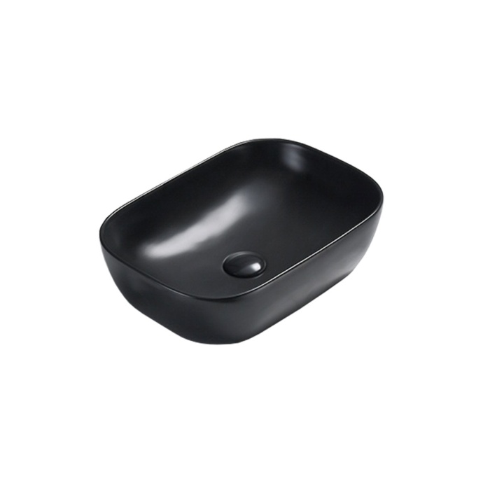 Накладная раковина Vincea 45х32 черная матовая VBS-102MB - 0