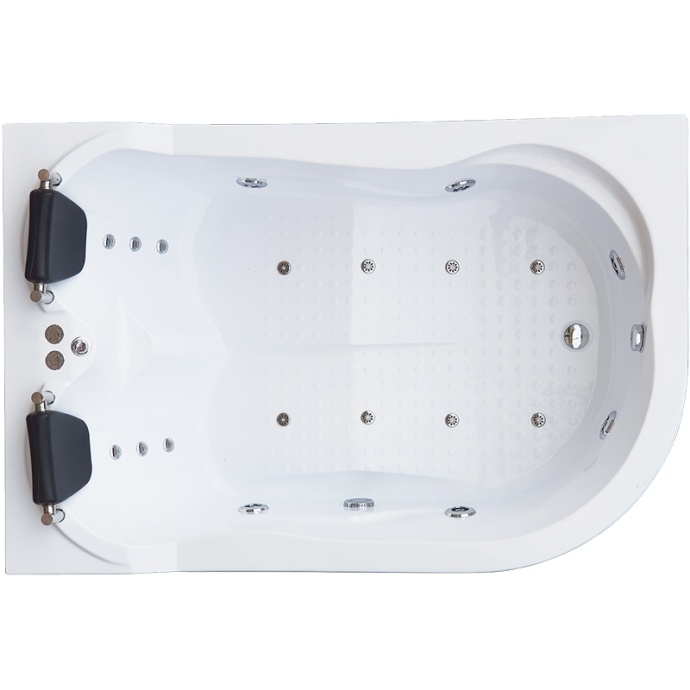 Ванна акриловая Royal Bath Norway De Luxe 180х120 L с гидромассажем белый RB331100DL-L - 0