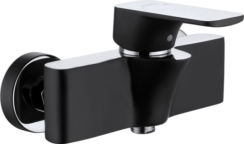 Смеситель для душа D&K  хром, черный  DA1433115 - 0