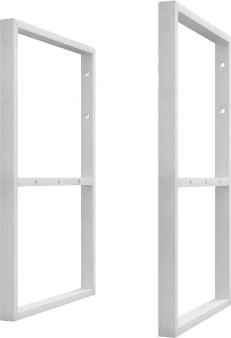 Тумба с раковиной DIWO Элиста 90 белая с раковиной Moduo 55 Leaf 573308 - 7