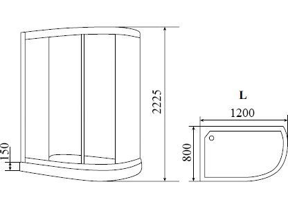 Душевая кабина Timo Premium ILMA-902 L ILMA 902 L - 3