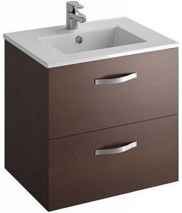 EB390RU-NR тумба под раковину OLA /59,8x45x56/(темный дуб) - 0