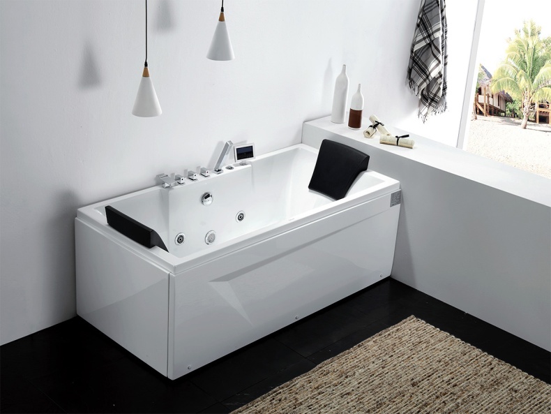 Гидромассажная ванна Gemy  175x85 см  G9065 K R - 1