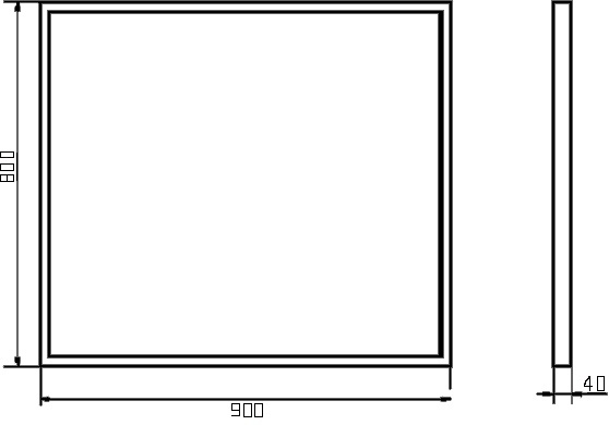 Зеркало Comforty Бредфорд 90 черное 00004147988 - 4