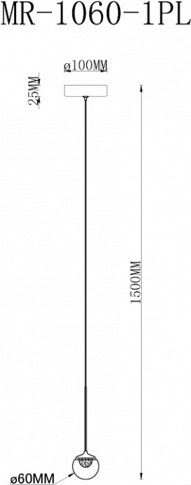 Подвесной светильник MyFar Kollins MR1060-1PL - 2