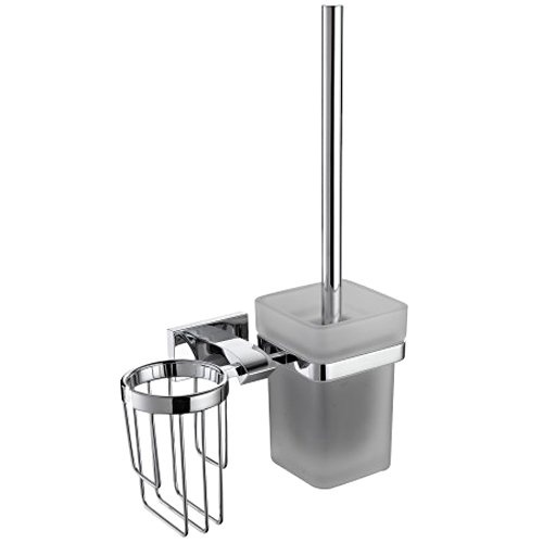 Настенный ершик для унитаза с держателем освежителя воздуха Gappo G0710-1 - 0