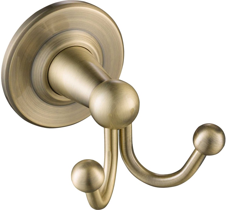 Крючок двойной Timo Nelson 160012/02 антик - 0