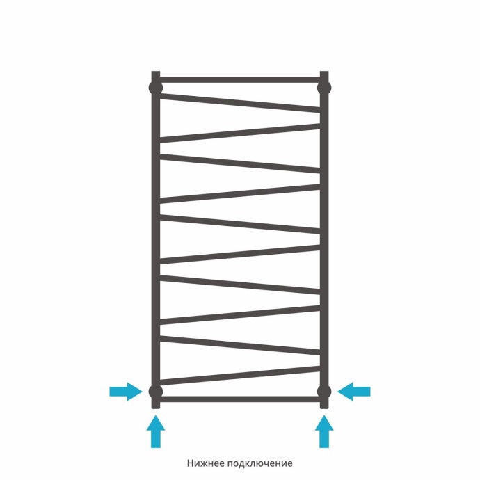 Полотенцесушитель водяной ДР Сирокко 1200х600 (Без покрытия) 00-0253-1260 - 3
