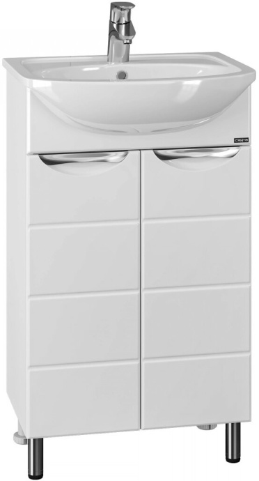 Тумба с раковиной Санта Родос 50 белый - 4