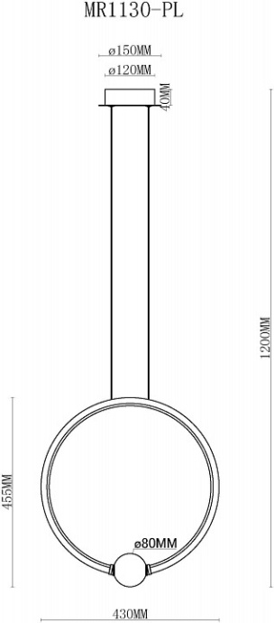Подвесной светильник MyFar Victory MR1130-PL - 4