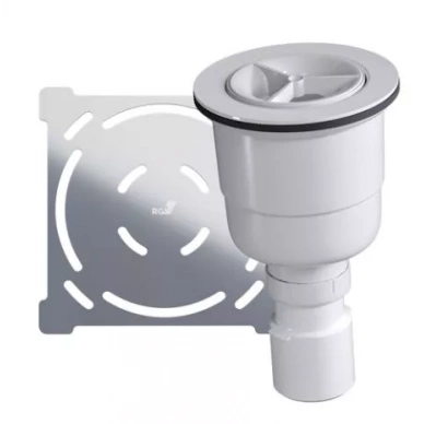 Сифон для поддонов RGW вертикальный белый 502402000-01 - 0