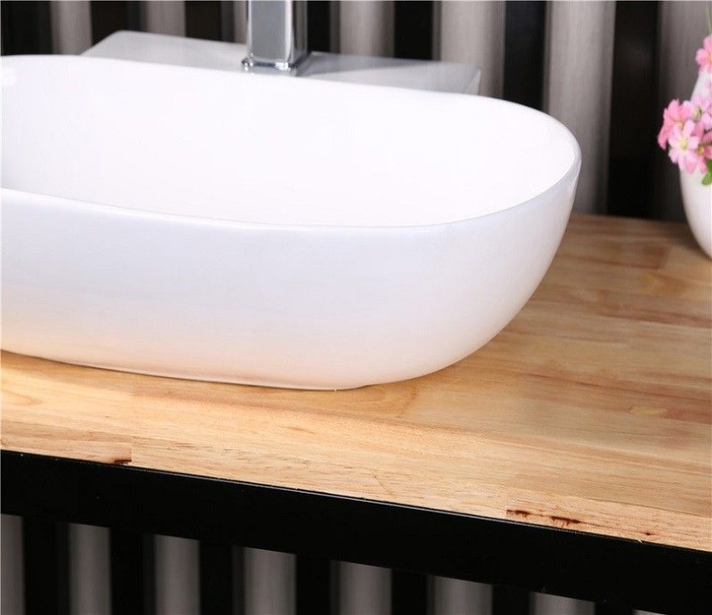 Раковина накладная Ceramalux N 56 белый  9234 - 9