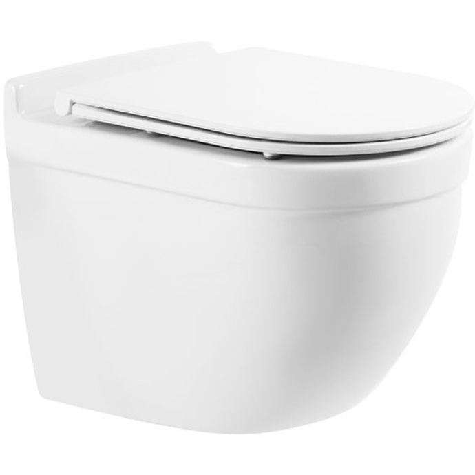 Унитаз подвесной BelBagno Senso-R с крышкой, белый (BB017CHR-030) - 0