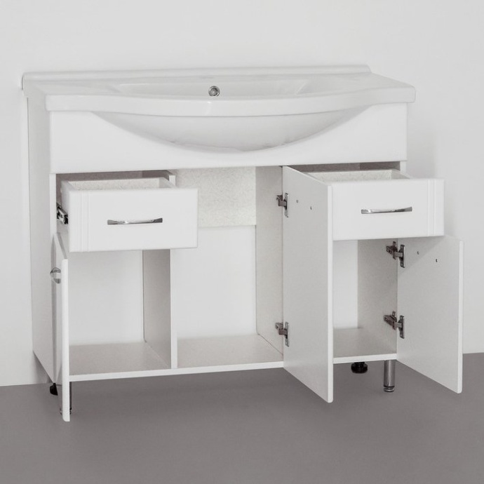 Мебель для ванной Style Line Эко Стандарт №26 100 белая - 2