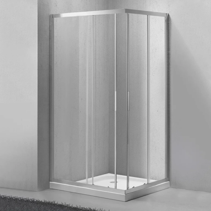 Душевой уголок BelBagno SELA 120x90 профиль хром стекло прозрачное SELA-AH-2-120/90-C-Cr - 1