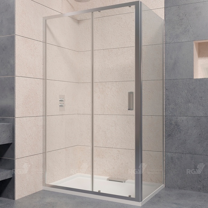 Душевой уголок RGW Passage PA-76 130x90 профиль хром стекло прозрачное 35087639-11 - 0
