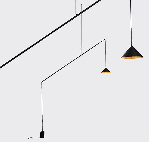 Светильник на растяжке Italline IT03-1429 IT03-1429 black/orange - 0