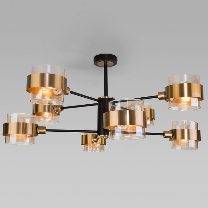 Люстра на штанге Eurosvet Arcada 70127/8 черный - 0