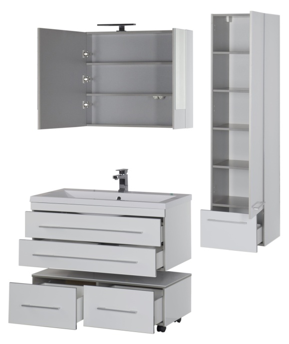 Шкаф-пенал Aquanet Верона R белый 176672 - 11