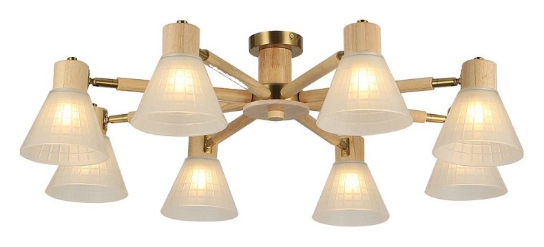 Потолочная люстра Arte Lamp Meleph A4096PL-8BR - 0