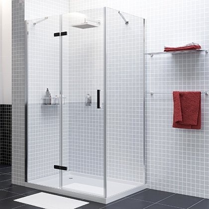 Душевой уголок Wasserkraft Aller Black 10H10LB 120x100 см 10H10LBLACK - 0