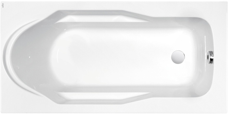 Акриловая ванна Cersanit Santana 140 ультра белый 63348 - 0