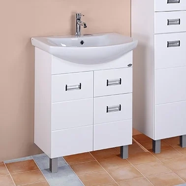 Тумба с раковиной Onika Балтика 60 белый - 2