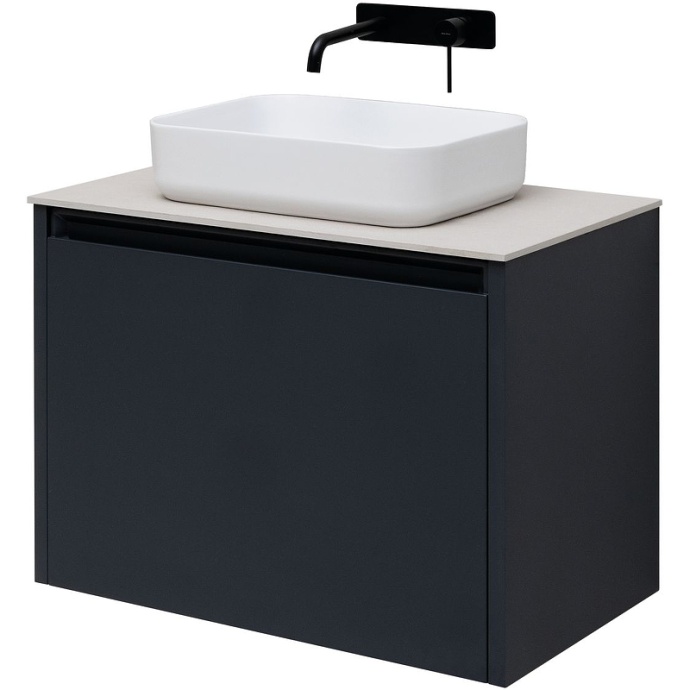 Тумба под раковину Allen Brau Fantasy 80 черный матовый 1.11002.AM - 0