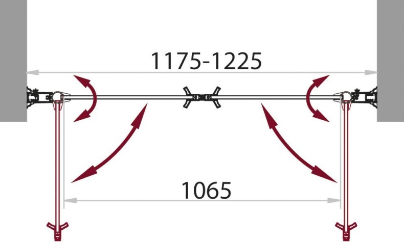 Душевая дверь в нишу BelBagno Sela B 2 120 Ch Cr SELA-B-2-120-Ch-Cr - 3