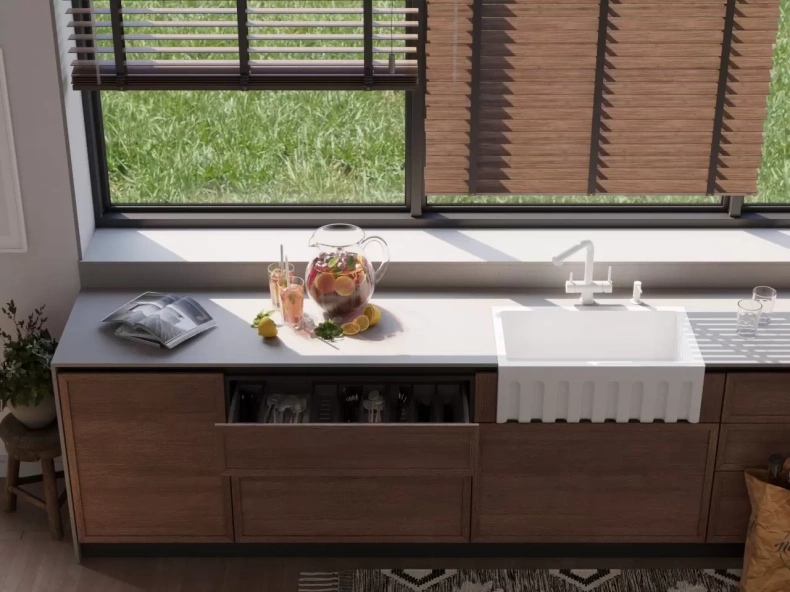 Мойка кухонная Omoikiri Mikura Natceramic/белый  4997074 - 1