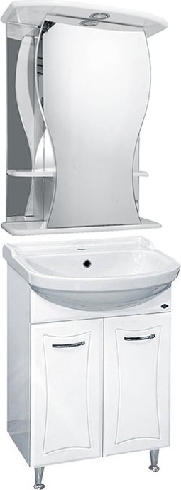 Зеркало-шкаф Misty Карина 55 L Э-Крн02055-01СвЛ - 1