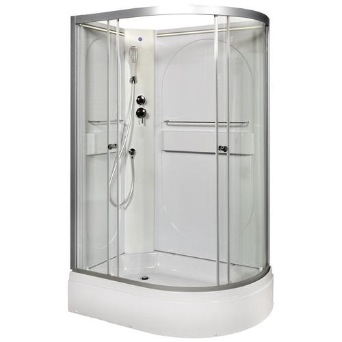 Душевая кабина Deto L 120х80 с подсветкой, хром  L520LNLED - 0