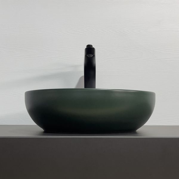 COMFORTY. Раковина COMFORTY 113MDG темно зеленый матовый 00-00012223 - 3