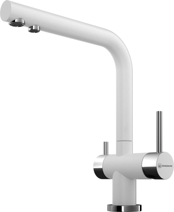 Смеситель Omoikiri Nagano WH для кухонной мойки 4994054 - 0