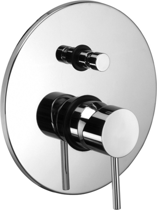 Смеситель Paffoni Light LIG015CR С ВНУТРЕННЕЙ ЧАСТЬЮ, для ванны с душем - 0