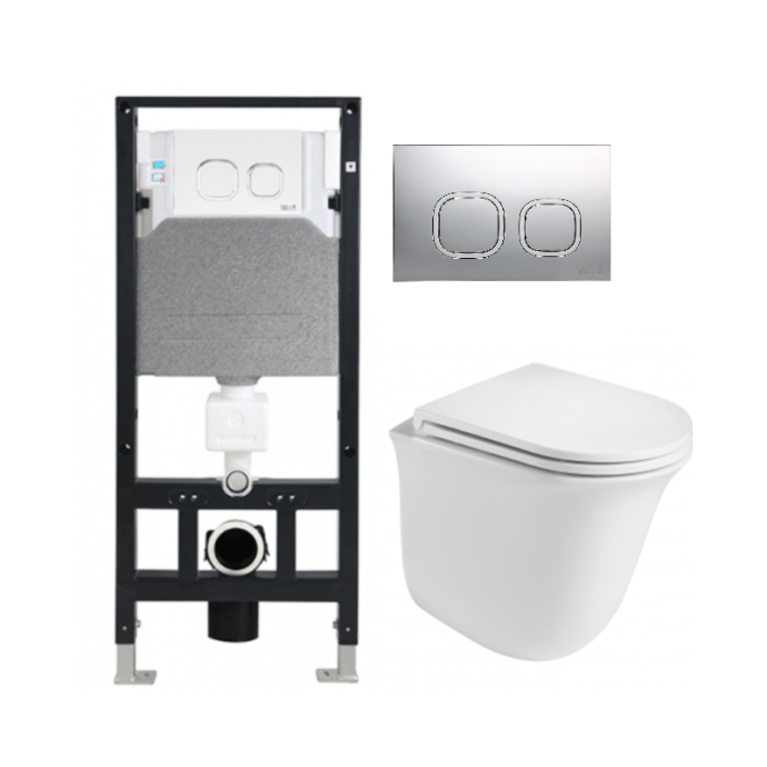 Комплект Weltwasser AMBERG 506 + TELBACH 004 GL-WT + AMBERG RD-CR  10000006852 - 0