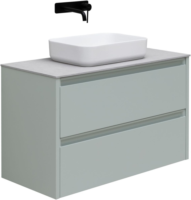 Тумба под раковину Allen Brau Fantasy 100 светло - зеленый матовый 1.11003.PWM - 1