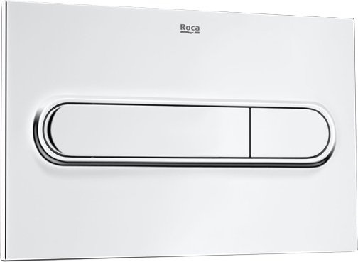 Комплект Система инсталляции для унитазов Roca DUPLO WC 890090020 + Чаша для унитаза подвесного Roca Gap 346477000 + Кнопка смыва Roca PL1 Dual хром  - 5