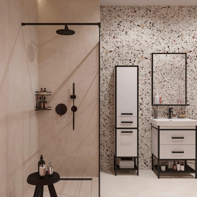 Душевой комплект VitrA Origin матовый черный A4926636EXP - 1