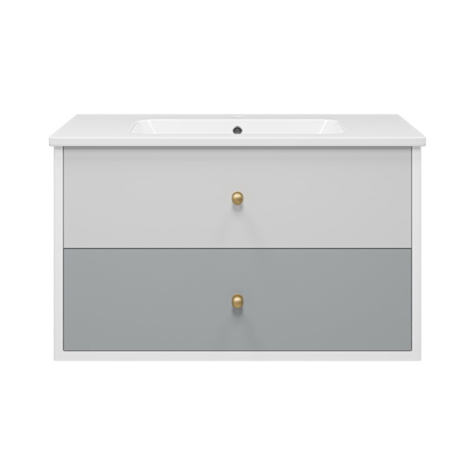 Тумба под раковину Brevita Анастейша 100х57 серый  Ана-06100-01-012Я - 0