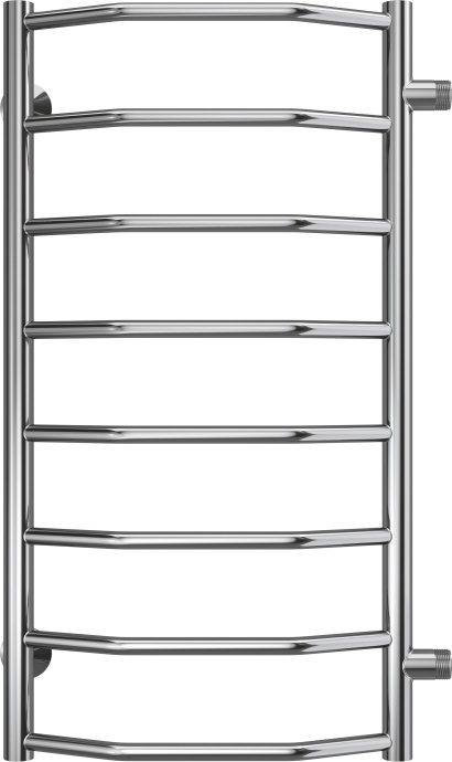Водяной полотенцесушитель Terminus Виктория П8 400x800 Хром боковое подключение 4670078530103 - 0