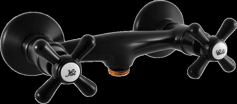 Смеситель для душа Rav Slezak Morava retro черный матовый  MK180.5CMAT - 0