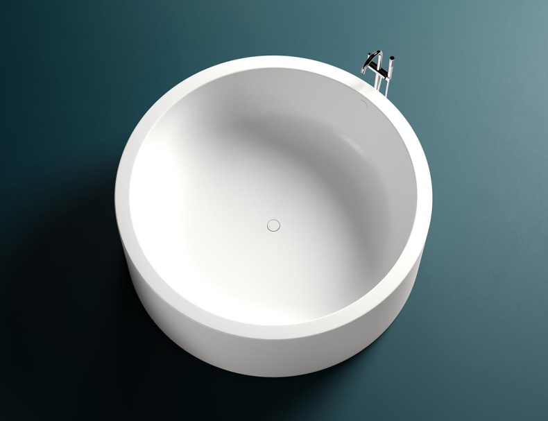 Ванна из искусственного камня Salini Isola 200x200 101111G S-Sense, глянцевый - 1