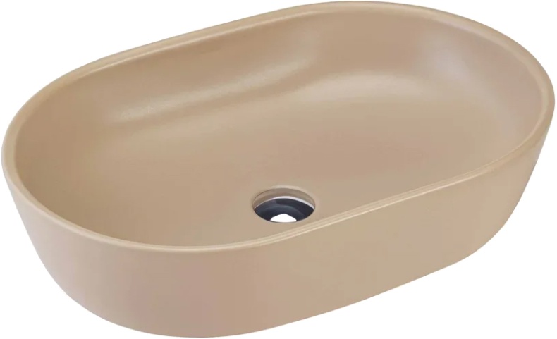 Раковина beWash Bogen 60 без отверстия под смеситель бежевая 88601073 - 0