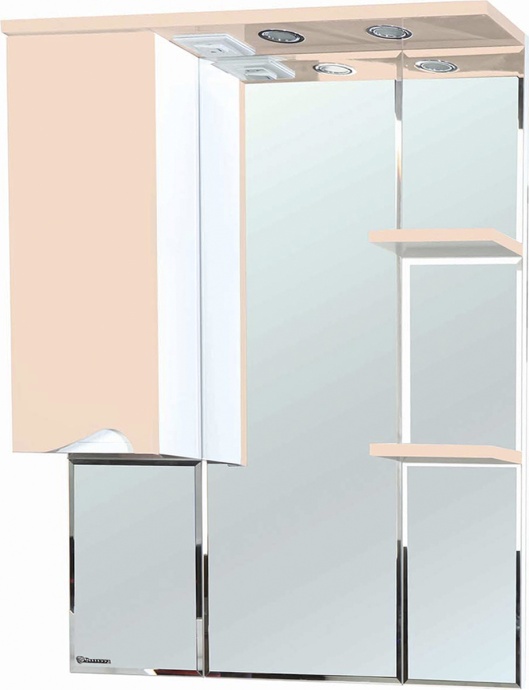 Зеркало-шкаф Bellezza Эйфория 80 L бежевый 4619113002076 - 0