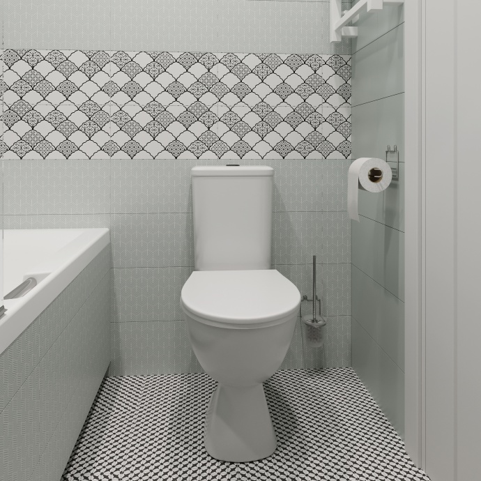 Ершик DIWO Смоленск ПК14801 хром - 2