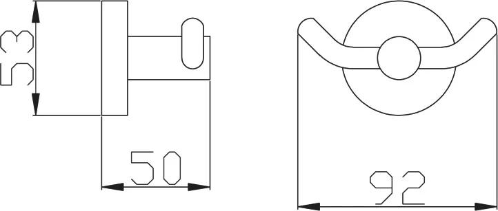 Крючок двойной Rav Slezak Colorado бронза COA0102SM - 1