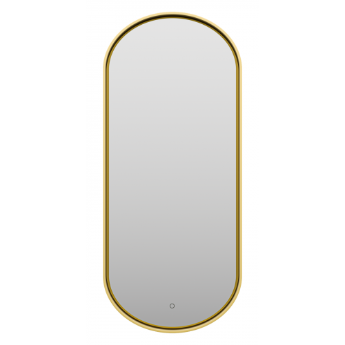Зеркало Brevita Saturn 50x115 с подсветкой, золото  SAT-Dro1-050-gold - 0