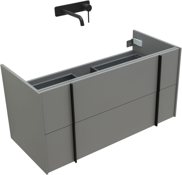 Тумба под раковину Allen Brau Reality 100 серый матовый 1.32007.PGM - 8